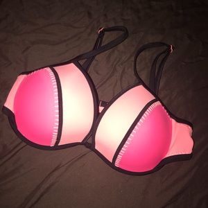 Vs pink push up swim top